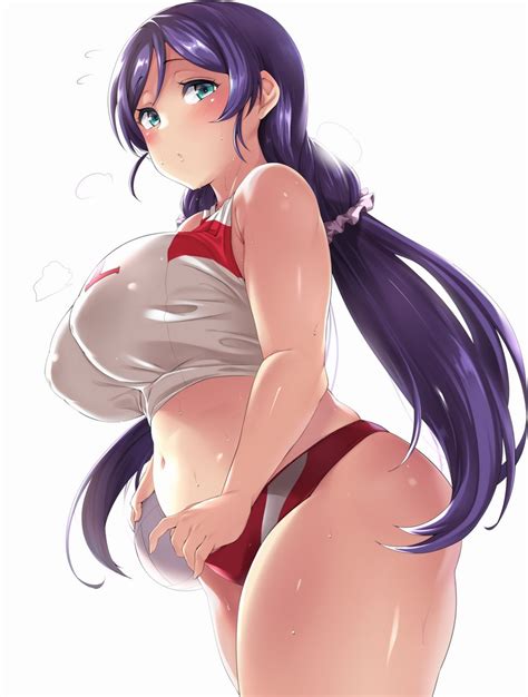 toujou nozomi love live and 1 more drawn by moisture