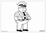 Policias Policia sketch template