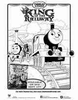Thomas Coloring Printable Friends Railway King Pages Sheet Movie Color Train Tweet Printables Choose Board Print Sweeps4bloggers sketch template