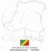 Congo Map Outline Flag Republic Illustration Clipart Royalty Perera Lal Vector Regarding Notes sketch template
