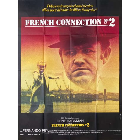 french connection ii french movie poster 47x63 in 1975