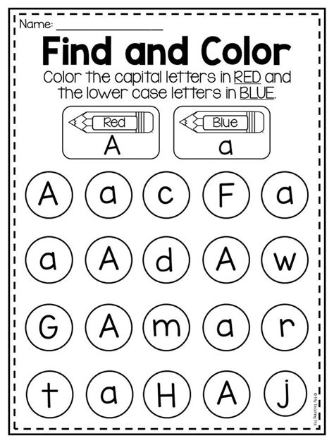 kid friendly letter  worksheets kitty baby love