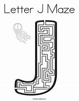 Maze Letter Coloring Print Built California Usa Twistynoodle sketch template