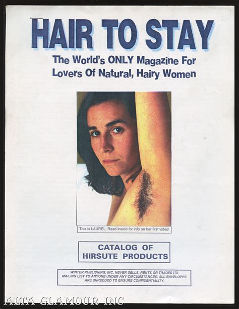 hair to stay catalog of hirsute products by winter pam editor 1996