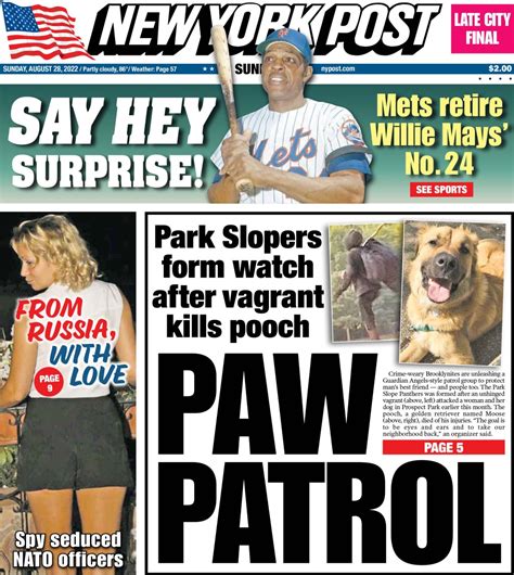 ny post cover  august    york post