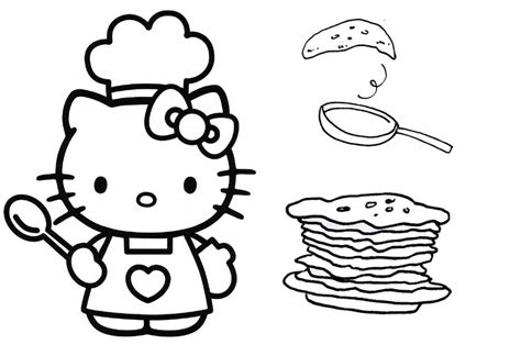pancake day coloring pages coloringkidsorg