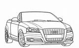 Coloring Audi Pages Cars Muscle Color Printable Car 433px 43kb Print Popular sketch template