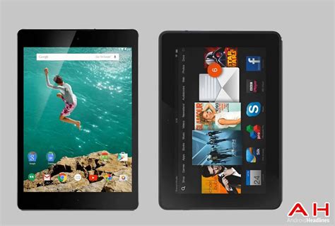 Tablet Comparisons Nexus 9 Vs Amazon Kindle Fire Hdx 8 9 2014