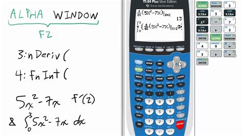 shortcut derivatives integrals ti  calculator youtube