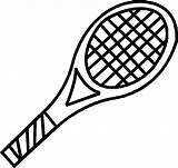 Racket Rackets sketch template