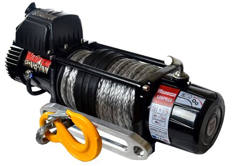 spartan  electric winch  volt  synthetic cable warrior winches brands