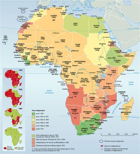 map de afrique