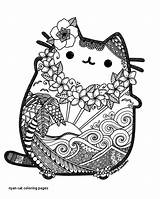 Nyan Coloring Cat Pages Getdrawings sketch template