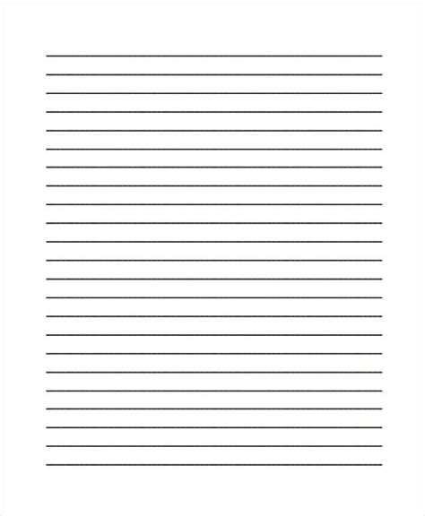 lined paper templates