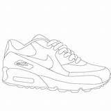 Nike Coloring Pages Air Max Printable Getcolorings Color sketch template