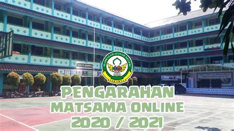 Pengarahan Matsama Online Man 19 Jakarta 2020 2021 Youtube