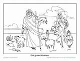 Abraham Coloring God Guided Genesis Printable Calls Activities Pages Bible Sarah Kids Sunday Children Abram Lot Activity School His Promise sketch template