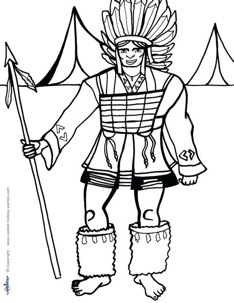 indian coloring pages    clipartmag