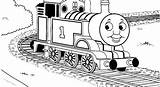 Train Coloring Thomas Pages Printable Drawing Engine Kids James Colouring Tracks Tank Print Color Colour Friends Red Clipart Paint Steam sketch template