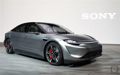 sony plans  test  prototype vision  electric car  public roads engadget