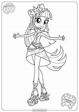 Rainbow Coloring Girls Equestria Rocks Pages Pony Little High Mlp Colouring Choose Board Printable sketch template
