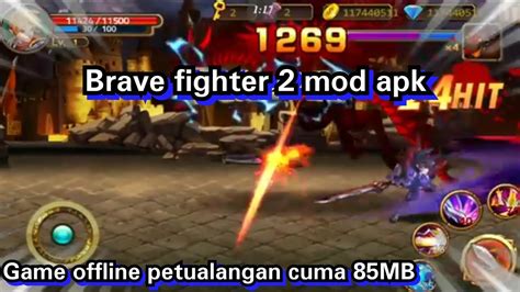 brave fighter  mod apk offline youtube