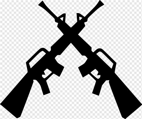 rifle pistol firearm gun base angle monochrome cross png pngwing