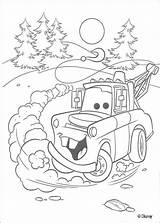 Coloring Pages Cars Printable Disney Trucks Preschoolers Mater sketch template