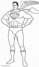 Superman Coloring Pages Kids Printable Cool2bkids Colouring Printables Marvel Superhero sketch template