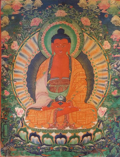 himalayan buddhist art  amitabha buddha tricycle  buddhist review