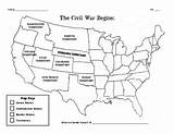 Blank Civil War Map During Maps Complete Library Resources sketch template