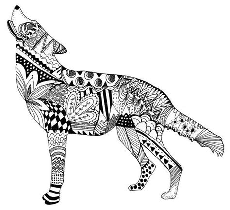 wolf mandala images  pinterest mandalas drawings