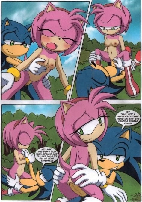Rule 34 Amy Rose Ass Blush Breasts Closed Eyes Color Day Hedgehog