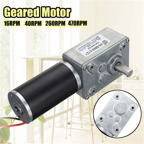 dc  gear reduction motor turbo geared motor rpm mini electric gearbox reducer