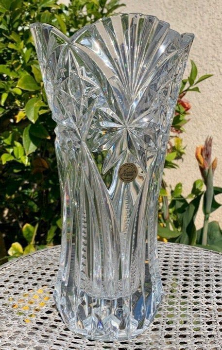 Cristal D Arques 24 Lead Crystal Vase Mercari In 2020 Crystal