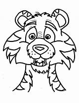Tiger Coloring Face Pages Head Frank Lisa Animals Template Print Clipart Library Cliparts Clip Xcolorings Mask Cartoon sketch template