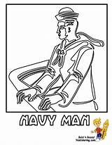 Coloring Navy Pages Officer Army Popular Library Clipart Cartoon sketch template