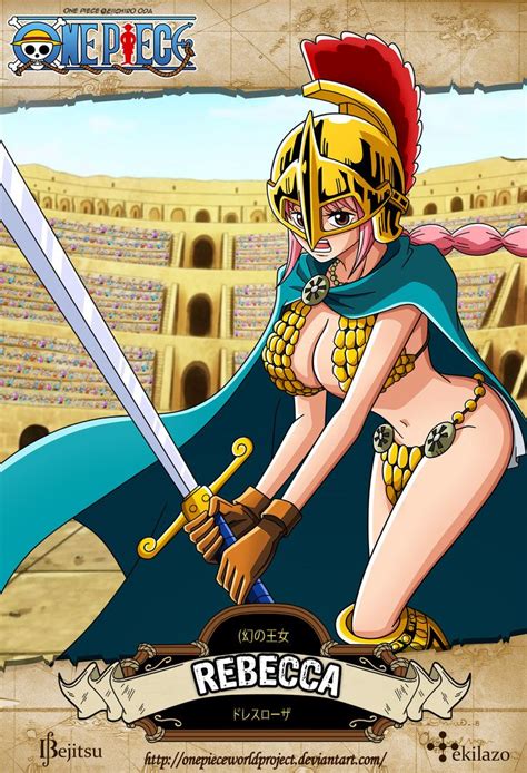 one piece rebecca by onepieceworldproject on deviantart