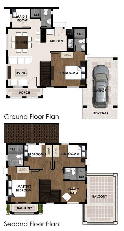 floor plan  ponticelli stefano house  lot  sale daang hari bacoor cavite floor