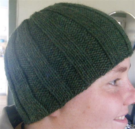 ribbed knit hat pattern  knitting blog