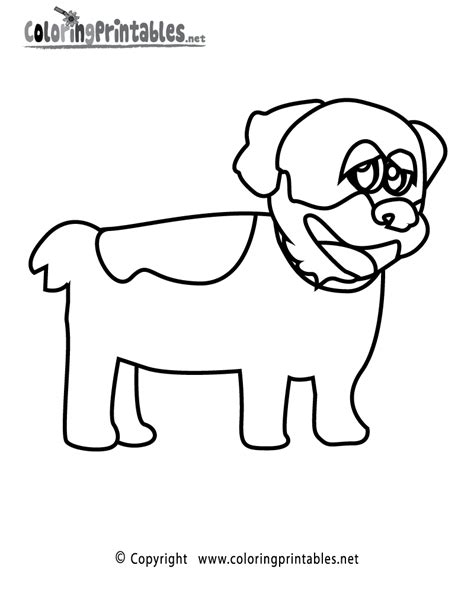 dog coloring page   animal coloring printable