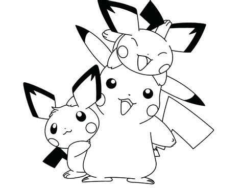 baby pikachu coloring pages printable pikachu coloring page pokemon