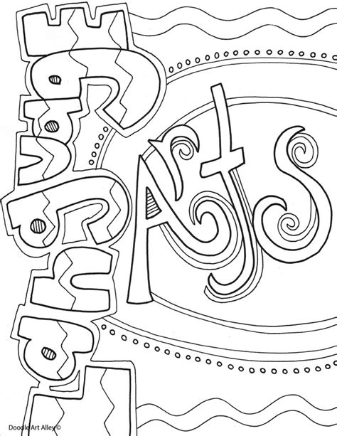 subject cover pages coloring pages classroom doodles