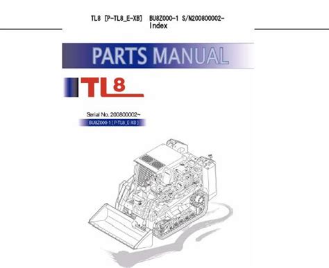 takeuchi tl track loader parts manual sn    service repair manuals