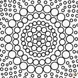 Coloring Circles Circle Pages Printable Popular Mandala sketch template