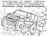 Jeep Coloring Pages Wrangler Printable Color Police Getcolorings Getdrawings sketch template