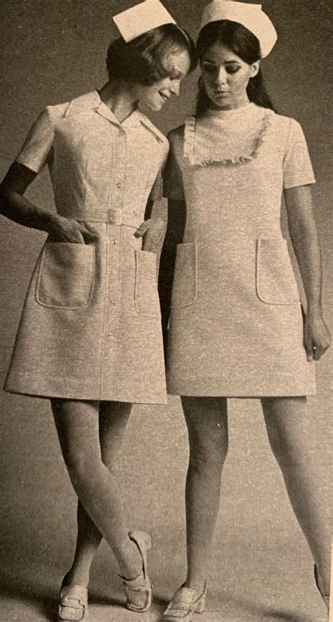 Vintage Nurses Uniforms Seventeen Magazine 1972 Vintage Nurse Vintage