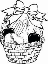 Basket Fruit Coloring Drawing Pages Vegetables Fruits Vegetable Clipart Bowl Drawings Food Kids Getdrawings Clipartmag Clip Library Popular sketch template