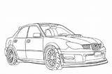 Subaru Wrx Coloring Sti Impreza Wilderness Exchange Rate sketch template