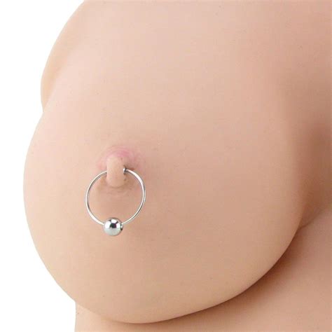 fetish fantasy nipple bull rings silver sex toys and adult novelties